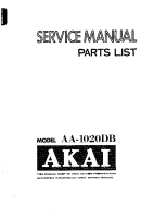Akai AA-1020-DB-Service-Manual 
